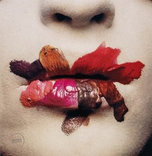 De colección Irving Penn Boca Para L'oreal Nueva York Moda Grabado Arte 1986 Estera 11x13 segunda mano  Embacar hacia Mexico