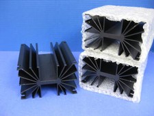 Usado, Dissipador de calor Wakefield 433K alumínio, 5,5" x 4,75" x 3", LOTE de 3 NOVO comprar usado  Enviando para Brazil