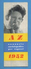 Segnalibro 1952 annuario usato  Vezza d'Alba