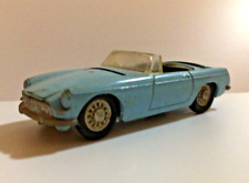 Mini-Dinky MG MGB #19 Blue Meccano LTD capa e porta-malas de abertura escala 1:65 Hong Kong comprar usado  Enviando para Brazil