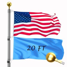 20ft telescopic flag for sale  Eugene