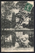 Old postcard vernou d'occasion  Expédié en Belgium