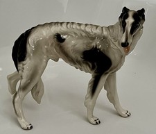 Vintage porcelain borzoi for sale  IPSWICH