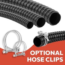 Corrugated flexible black for sale  IPSWICH
