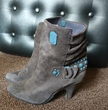Grey suede diesel for sale  COLEFORD