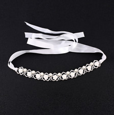 Flower wedding headband for sale  ROMFORD