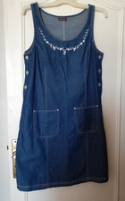 Robe jean brodée d'occasion  France