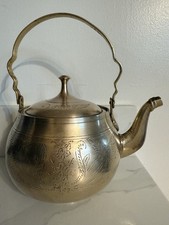 Vintage brass teapot for sale  Salinas