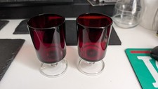 Vintage luminarc ruby for sale  LONDON