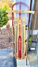 Vtg wood sled for sale  Trenton
