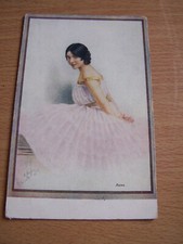 Ballerina vintage postcard for sale  SWANSEA