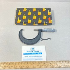 Micrômetro externo marrom e afiado 2"-3" acabamento preto com caixa e chave EUA comprar usado  Enviando para Brazil