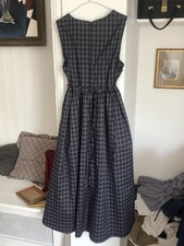 Long checked pinafore for sale  UK