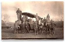 RPPC c1910 agricultores usando potência de cavalo e máquina a vapor Power Portrait A73 comprar usado  Enviando para Brazil