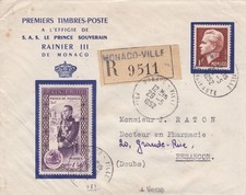 Monaco premiers timbres d'occasion  Muret
