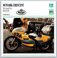 Monark-Crescent 500 Grand Prix 1973 Suécia Edito Service Atlas cartão de motocicleta comprar usado  Enviando para Brazil