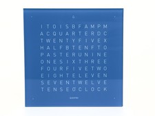 Mesa QLOCKTWO 5,5 pol. Relógio branco/azul - Funciona comprar usado  Enviando para Brazil