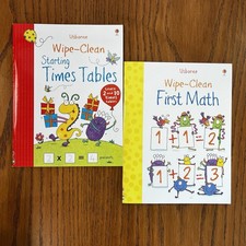 Usborne Wipe-Clean Books Starting Times Tables First Math Homeschool comprar usado Usborne Wipe-Clean Books Starting Times Tables First Math Homeschool comprar usado  Enviando para Brazil