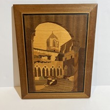 Inlaid wood picture for sale  Rochester