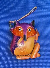 Handmade leather fox for sale  Galena