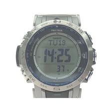Relógio Casio masculino rádio solar Pro Trek linha de escalada titânio Prw-31Yt B 　 comprar usado  Enviando para Brazil