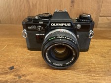 *Quase em perfeito estado* Olympus OM10 câmera de filme preta Zuiko Auto S 50mm F/1.8 do Japão, usado comprar usado  Enviando para Brazil