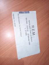 R.e.m. ticket live usato  Genova