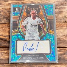 2022-23 RICARDO CARVALHO AUTOGRAFADO PANINI SELECT LALIGA SANTANDER WAVE PAVÃO comprar usado  Enviando para Brazil