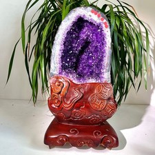 Muestra de cristal molido cueva cuarzo amatista natural de alta calidad 36,17 lb segunda mano  Embacar hacia Mexico