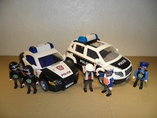 Playmobil police cars for sale  CHELMSFORD