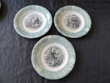 Assiettes parlante faience d'occasion  Bourg-en-Bresse