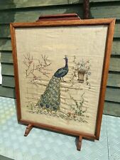 Antique embroidered fire for sale  CEMAES BAY