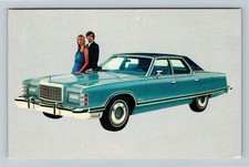 1975 Ford LTD Landau, 4-Dr Pillared Hardtop, Automóvel, Cartão Postal Vintage, usado comprar usado  Enviando para Brazil