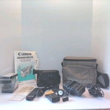 Câmera de vídeo Canon ES500/ES 70 com acessórios e estojo para peças ou reparos  comprar usado  Enviando para Brazil