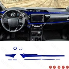 11 peças para TOYOTA Hilux 2015-2021 acabamento de tampa de painel central de fibra de carbono azul comprar usado 11 peças para TOYOTA Hilux 2015-2021 acabamento de tampa de painel central de fibra de carbono azul comprar usado  Enviando para Brazil
