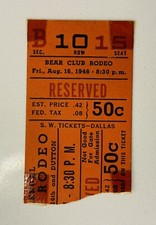 Rodeo ticket 1946 for sale  Austin