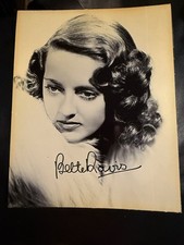 Autographed photo bette for sale  Columbia