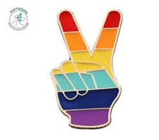 Anstecker regenbogen victory gebraucht kaufen  Hannover