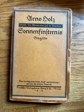 Sonnenfinsternis arno holz gebraucht kaufen Sonnenfinsternis arno holz gebraucht kaufen  Rosenheim