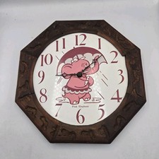 Clock pink elephant for sale  Irving