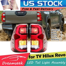 Conjunto de lanterna traseira de LED para Toyota Hilux Revo 15 2016-2022 com seta vermelha, usado comprar usado Conjunto de lanterna traseira de LED para Toyota Hilux Revo 15 2016-2022 com seta vermelha, usado comprar usado  Enviando para Brazil
