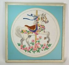Crewel needlepoint carousel for sale  Belmar