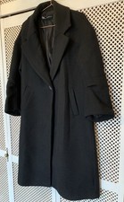 zara black coat for sale  LONDON