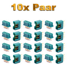✅ 10 Paar 20 Stück MPX 6Pin Hochstromstecker Stecker Buchse Multiplex kompatibel comprar usado  Enviando para Brazil