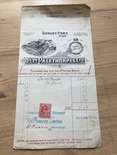 1907 illustrated billhead for sale  IPSWICH