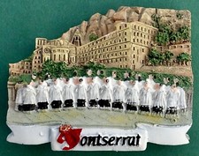 Recuerdo Imán Nevera Monasterio y Coro Canto Montserrat Cataluña España segunda mano  Embacar hacia Mexico