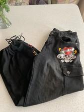 Hardy black jeans for sale  NEWTON ABBOT