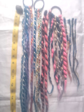 Pink teal dreads for sale  LONDON