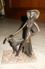 Windhund frau bronze gebraucht kaufen  Deutschland