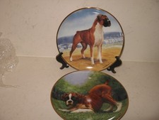 Boxer dog plates for sale  WELLINGBOROUGH